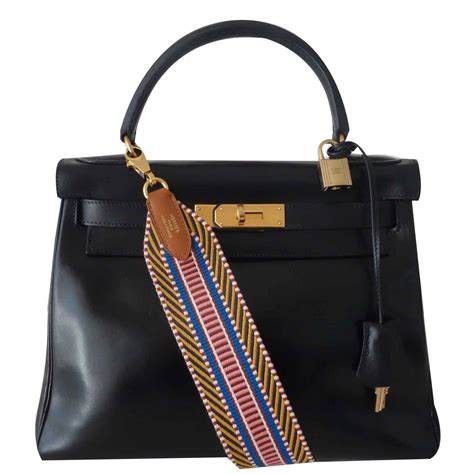 sac hermes noir vintage|sac Hermes de seconde main.